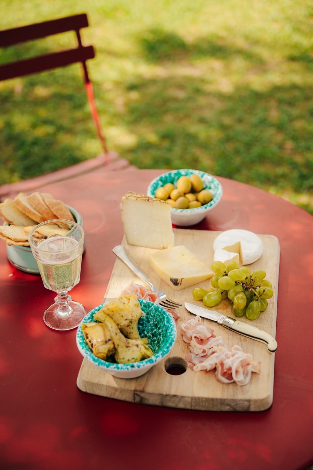 Aperitivo in giardino
